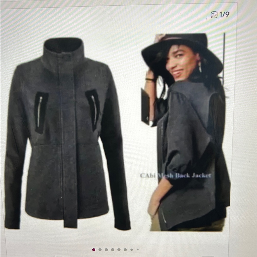 CAbi Women's Charcoal Utility Jacket